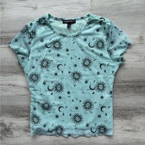 Harper & Ivy Mint Graphic Tee